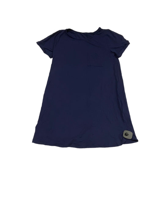 Navy Top Short Sleeve Basic Alya, Size M