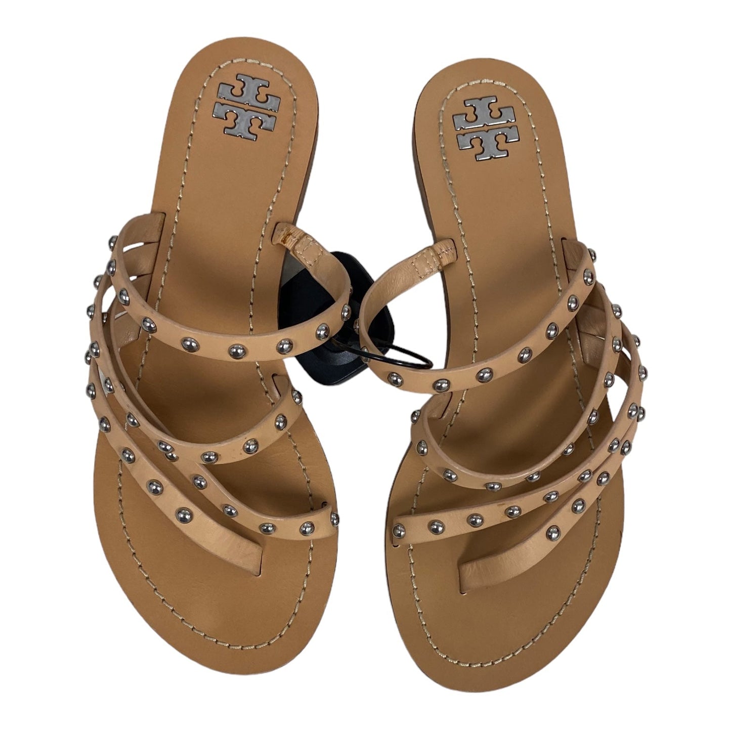 Tan Sandals Designer Tory Burch, Size 7