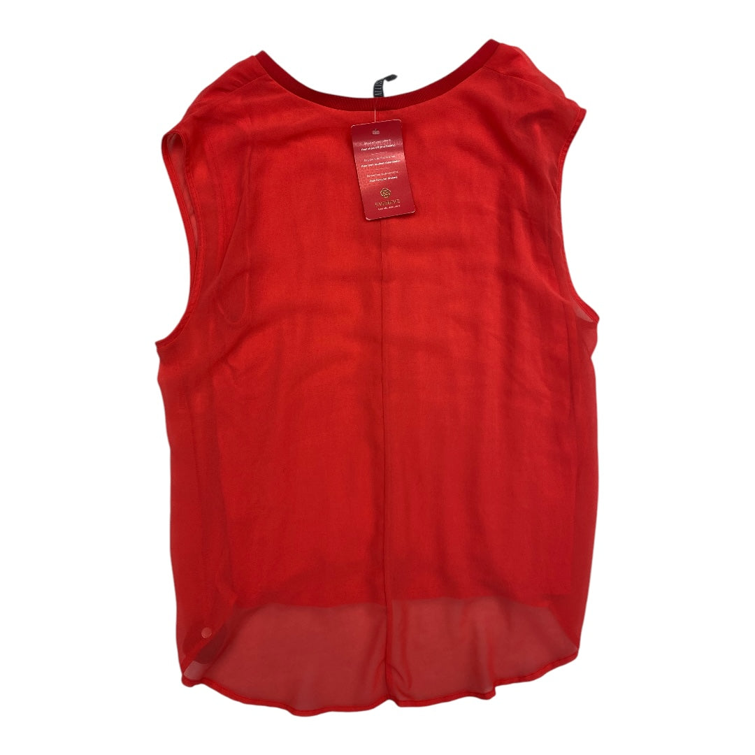 Top Sleeveless By Allison Joy In Red, Size: L