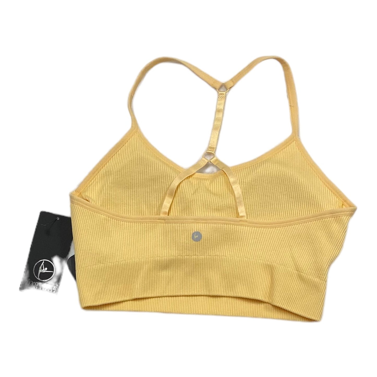 Athletic Bra By 90 Degrees By Reflex In Yellow, Size: L