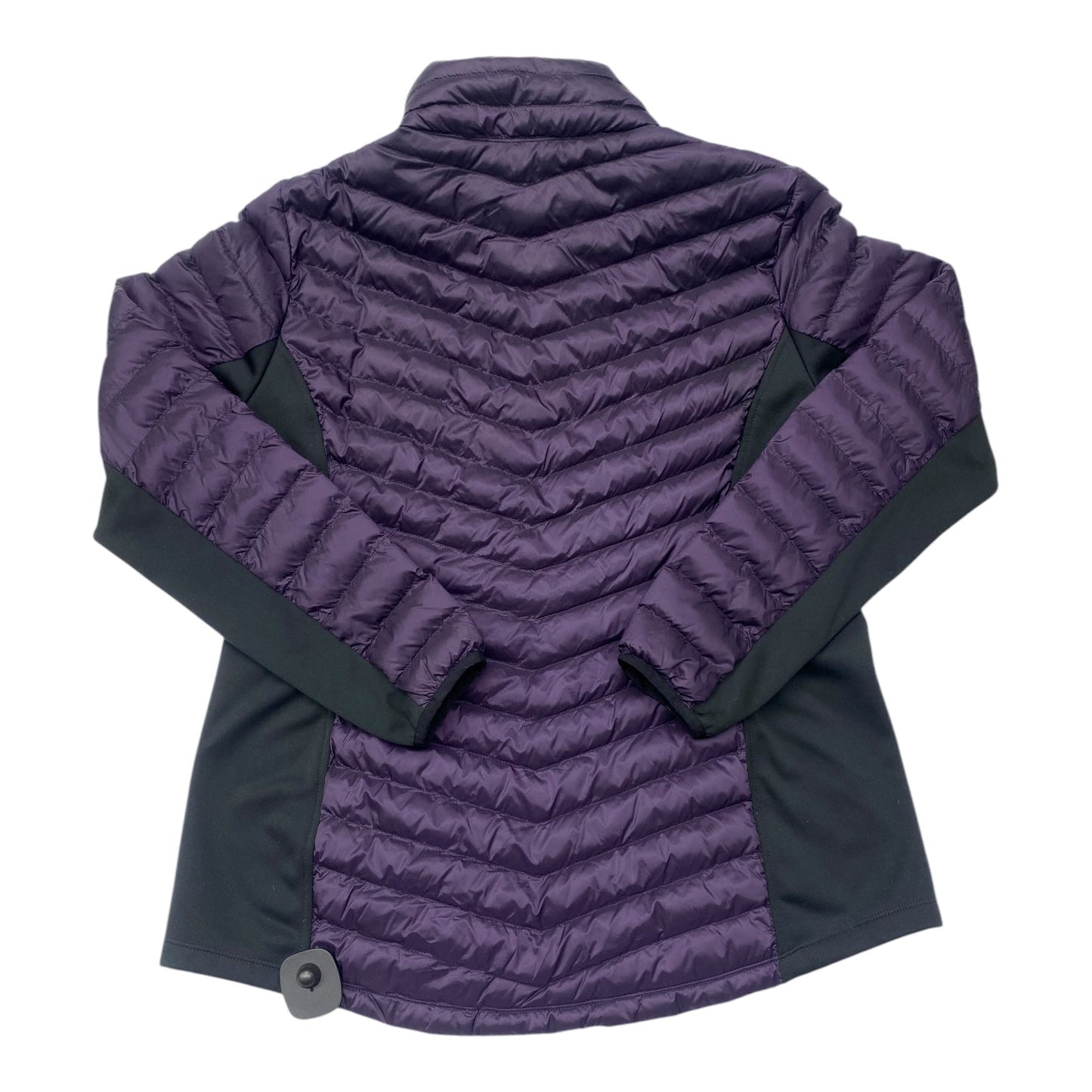 Jacket Puffer & Quilted By 32 Degrees In Black & Purple, Size: L