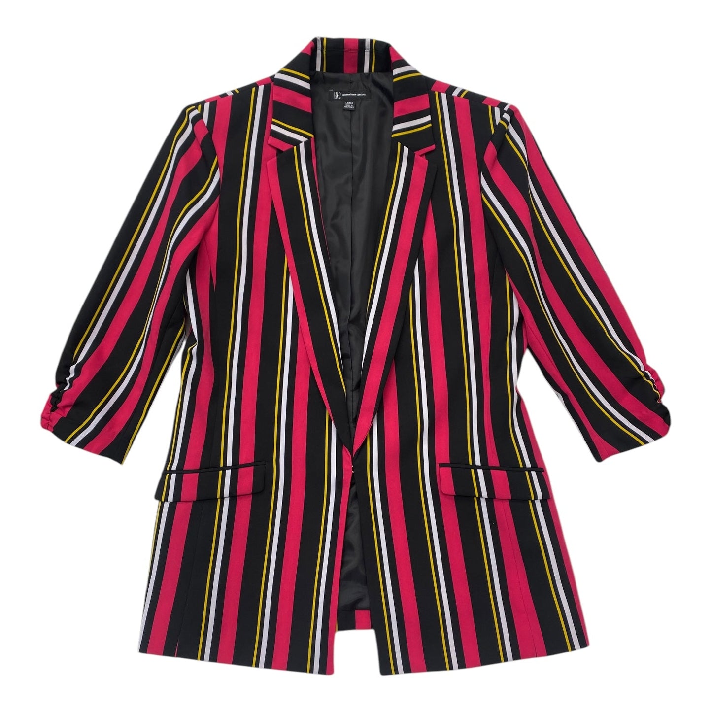 Blazer By Inc In Striped Pattern, Size: L