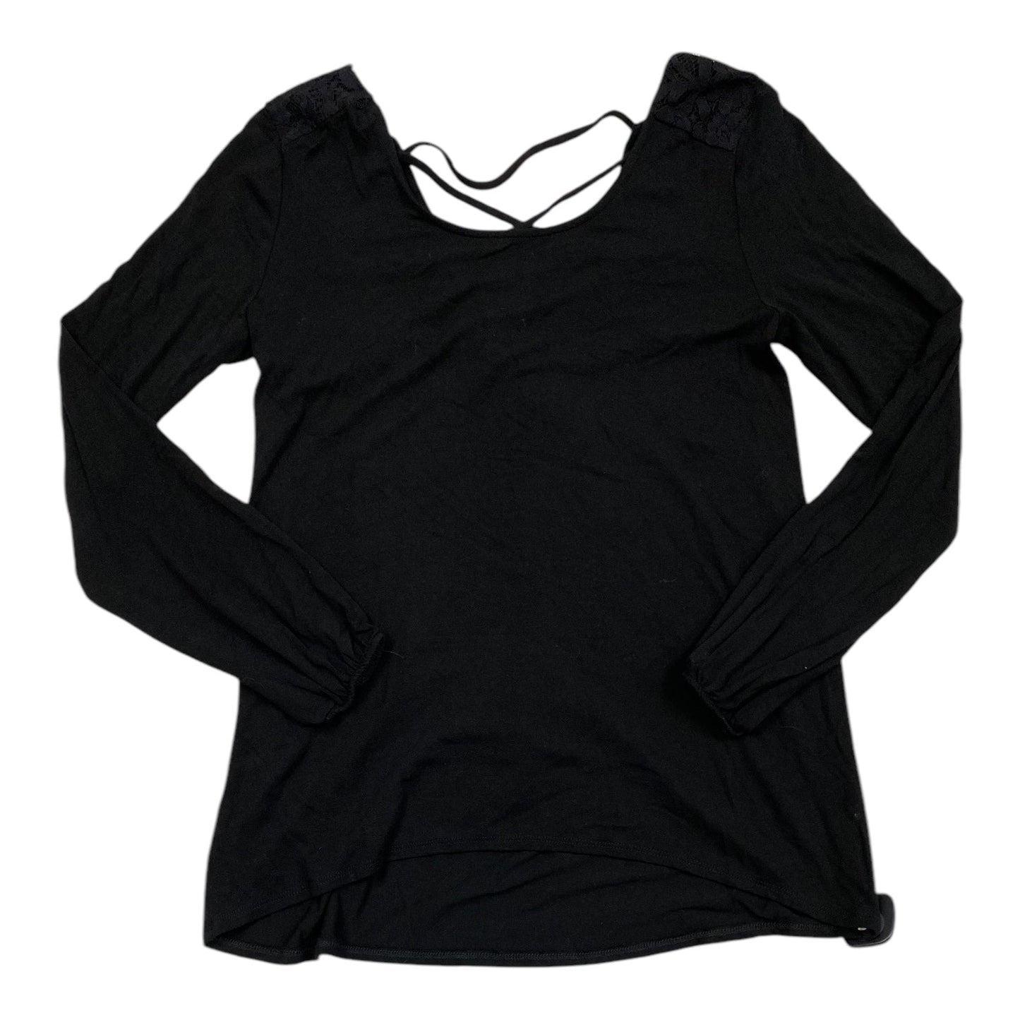 Top Long Sleeve By Maurices In Black, Size: M