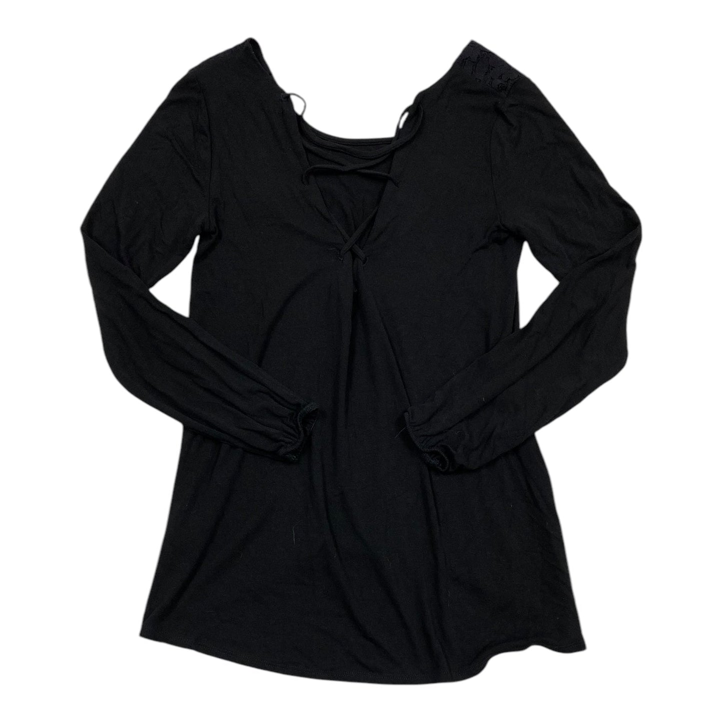 Top Long Sleeve By Maurices In Black, Size: M