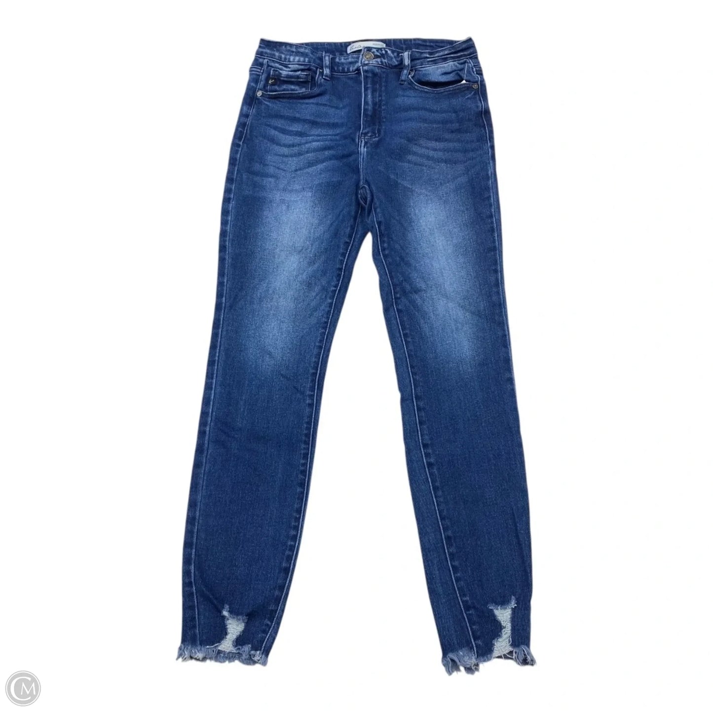 Jeans Skinny By Kancan In Blue Denim, Size: 8
