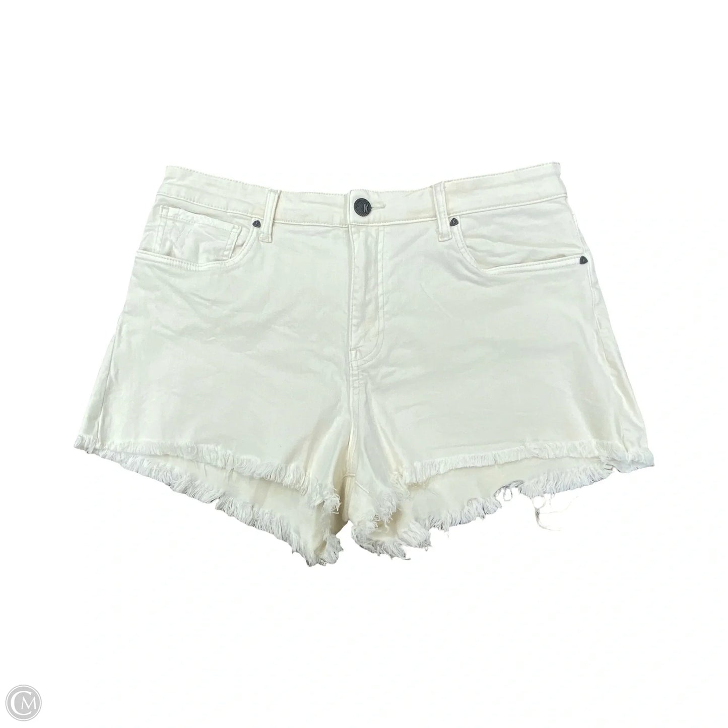 Shorts By Kut In Cream Denim, Size: 14