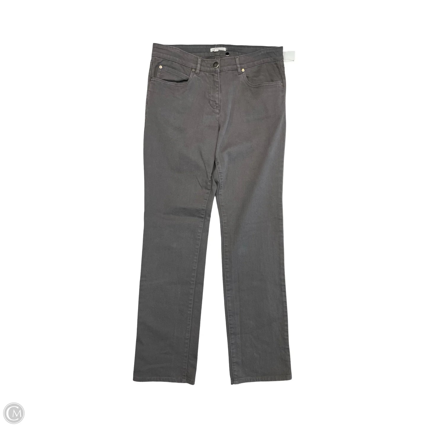 Jeans Designer By Eileen Fisher In Grey Denim, Size: S