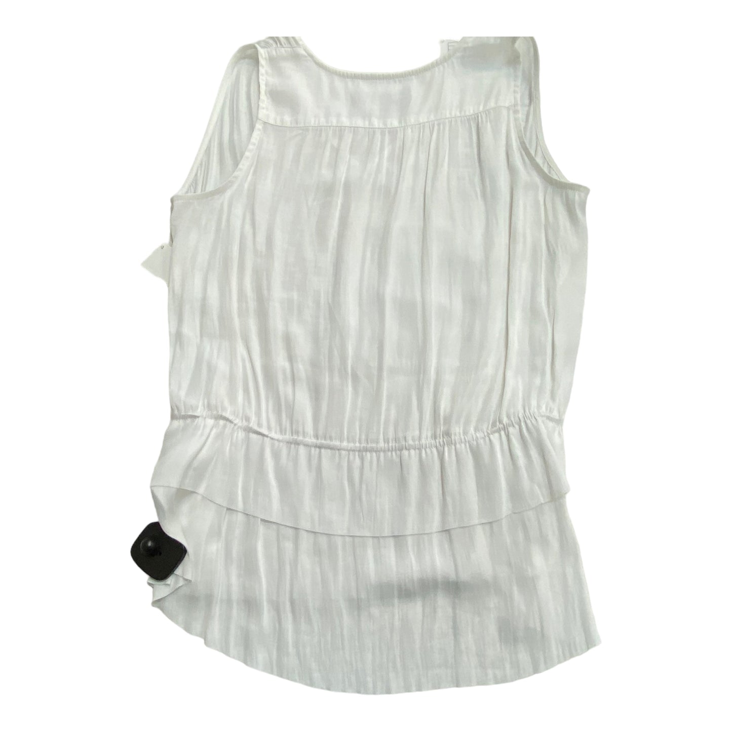 White Blouse Sleeveless Banana Republic, Size Xs