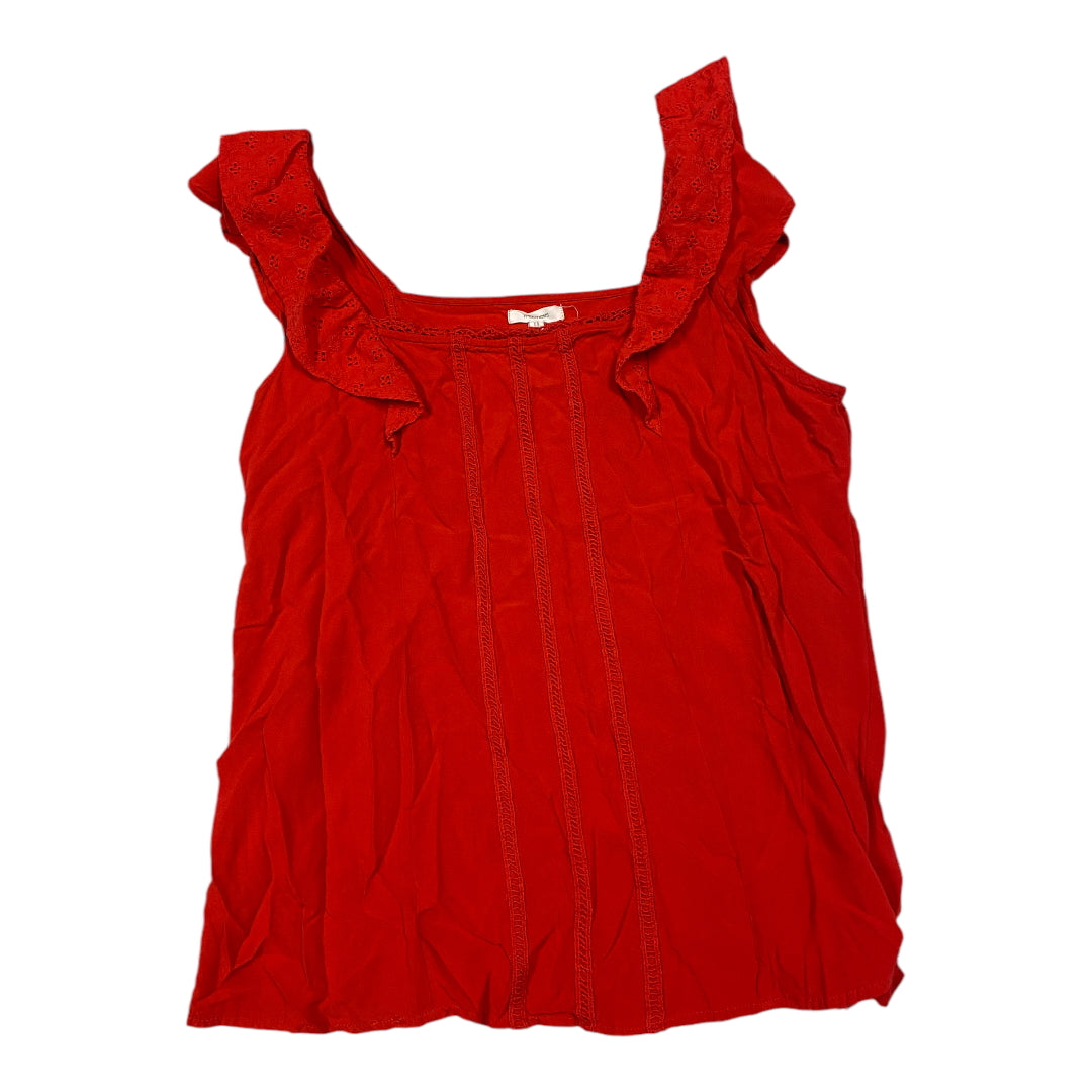 Top Sleeveless By Maurices In Red, Size: Xl