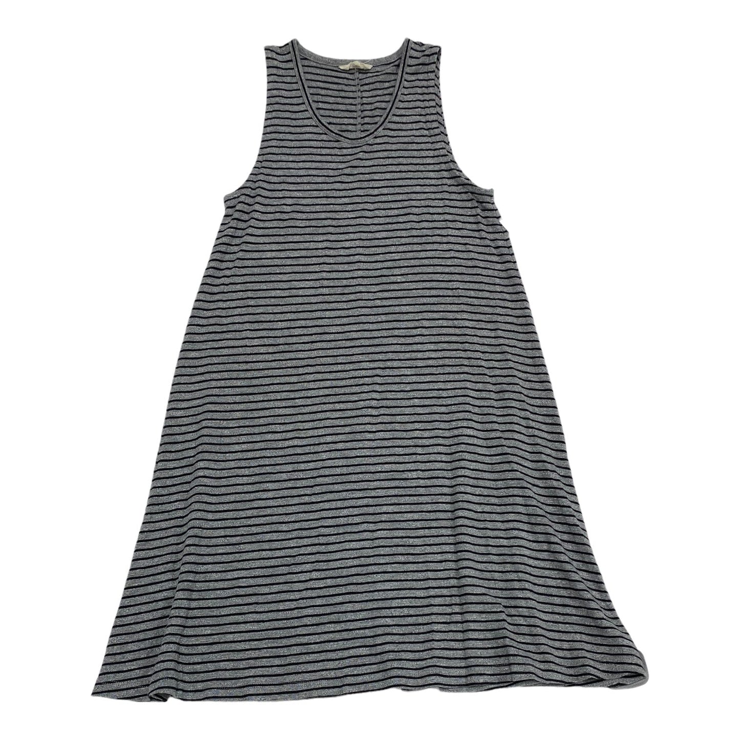 Black & Grey Dress Casual Midi Madewell, Size S