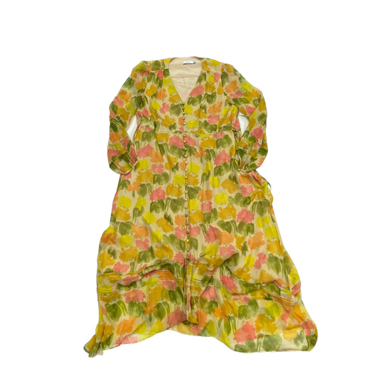 Floral Print Dress Designer Coach, Size 10