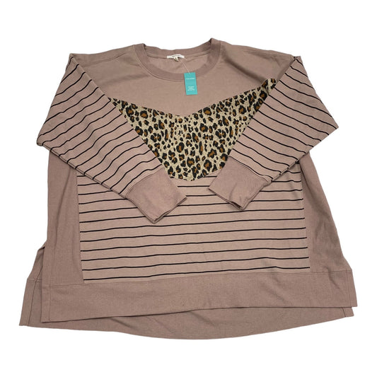 Animal Print Sweatshirt Crewneck Maurices, Size 3x