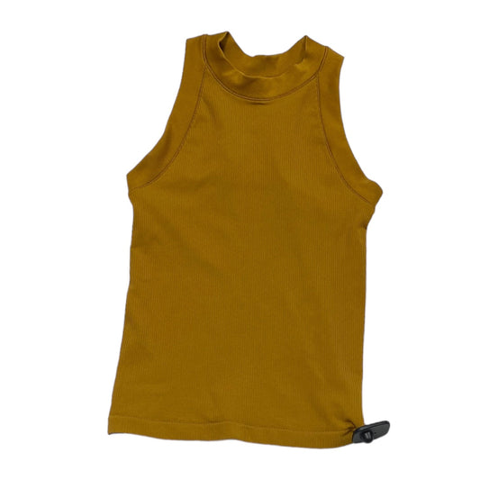 Athletic Tank Top By Athleta In Gold, Size: Xs