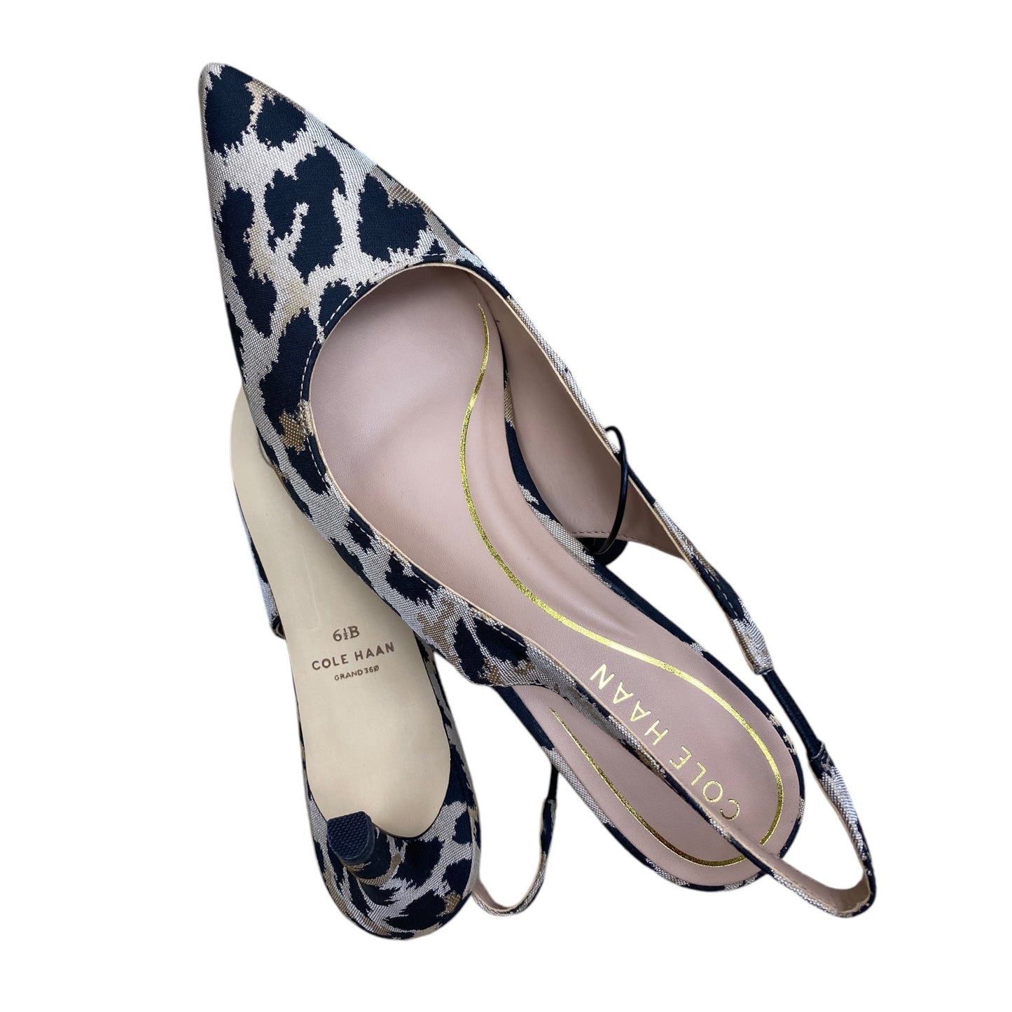 Shoes Heels Block By Cole-haan In Animal Print, Size: 6.5