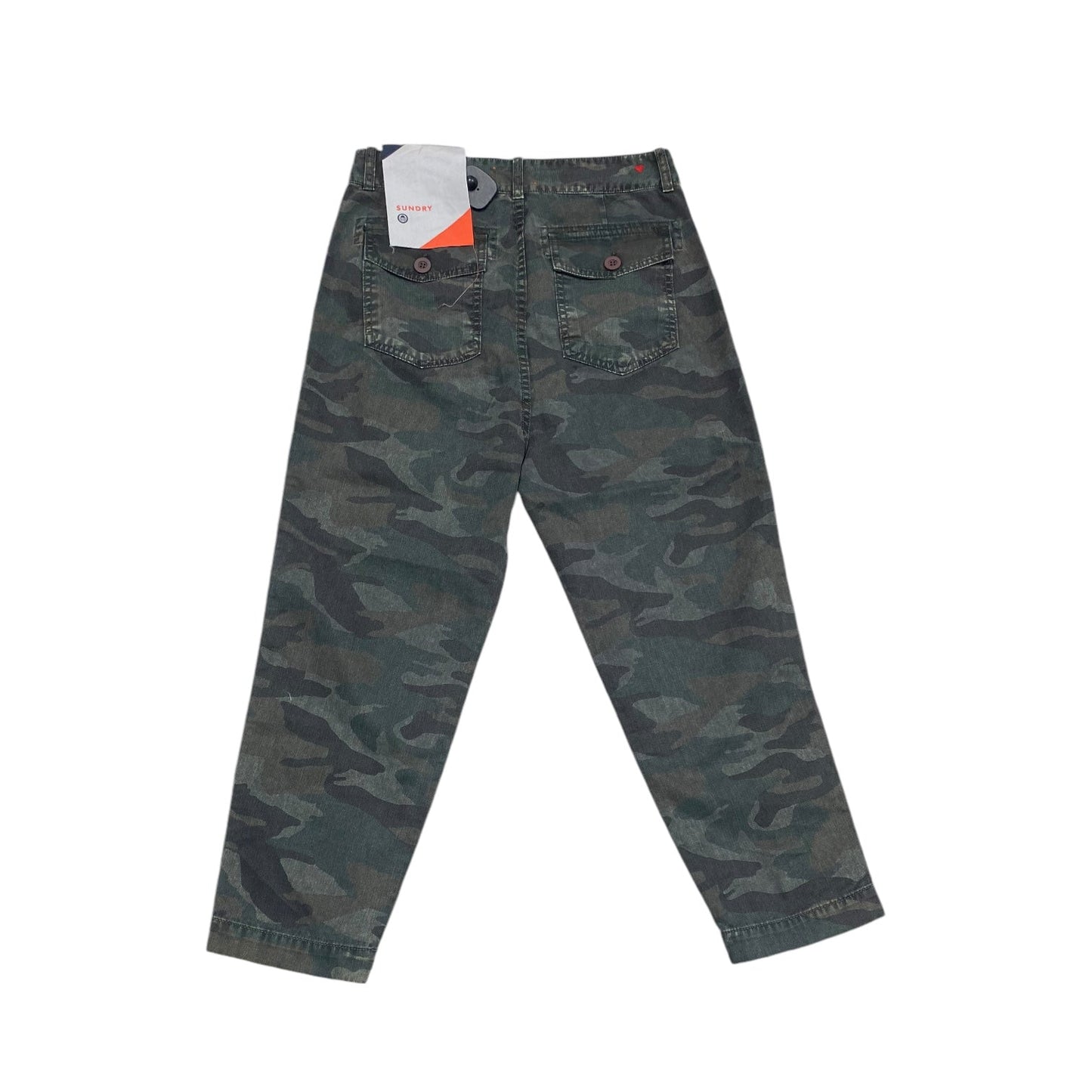 Pants Cropped By Sundry In Camouflage Print, Size: 4