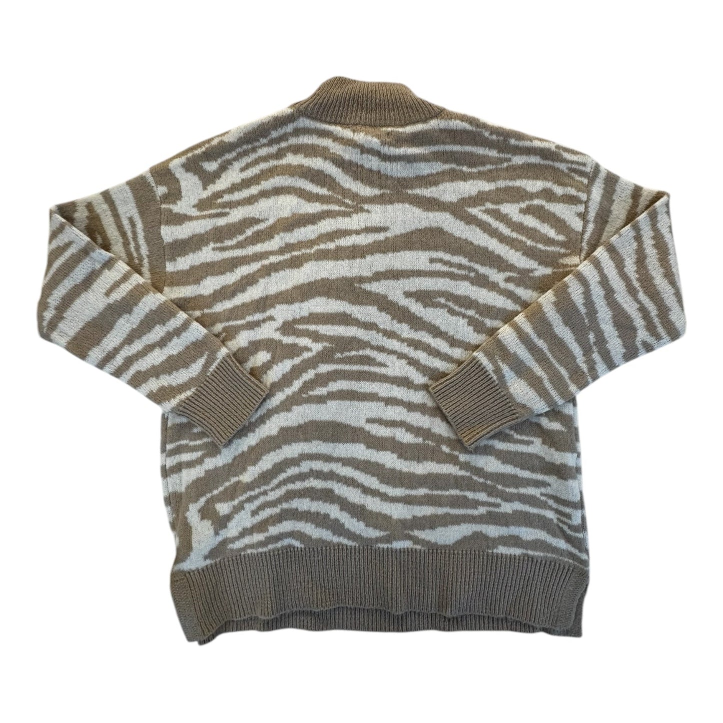 Sweater By Maurices In Tan & White, Size: S