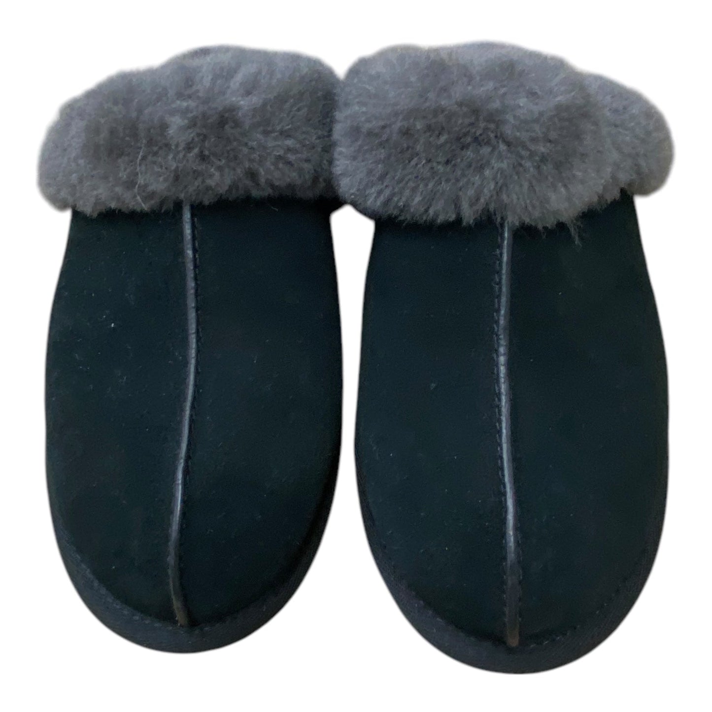 Slippers Designer By Ugg In Black & Grey Size 8