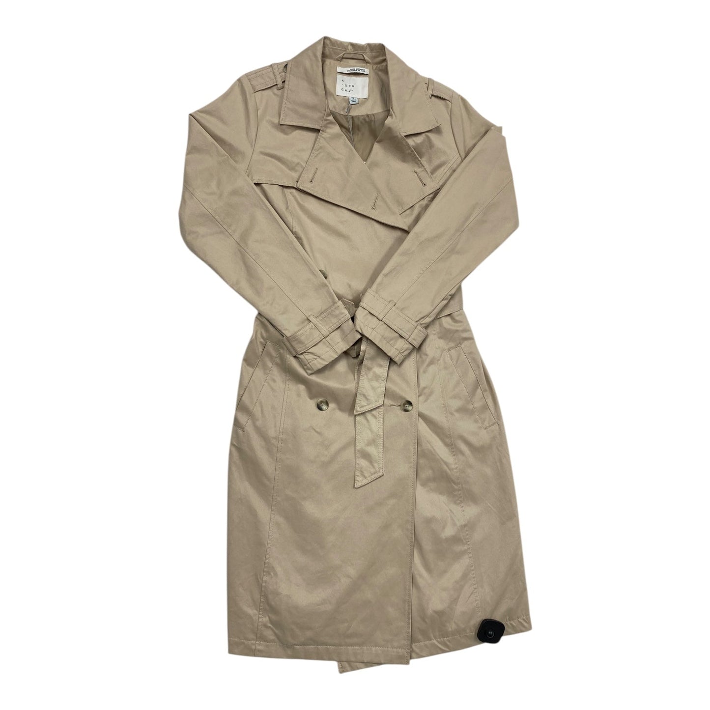 Coat Trench Coat By A New Day In Tan, Size: M