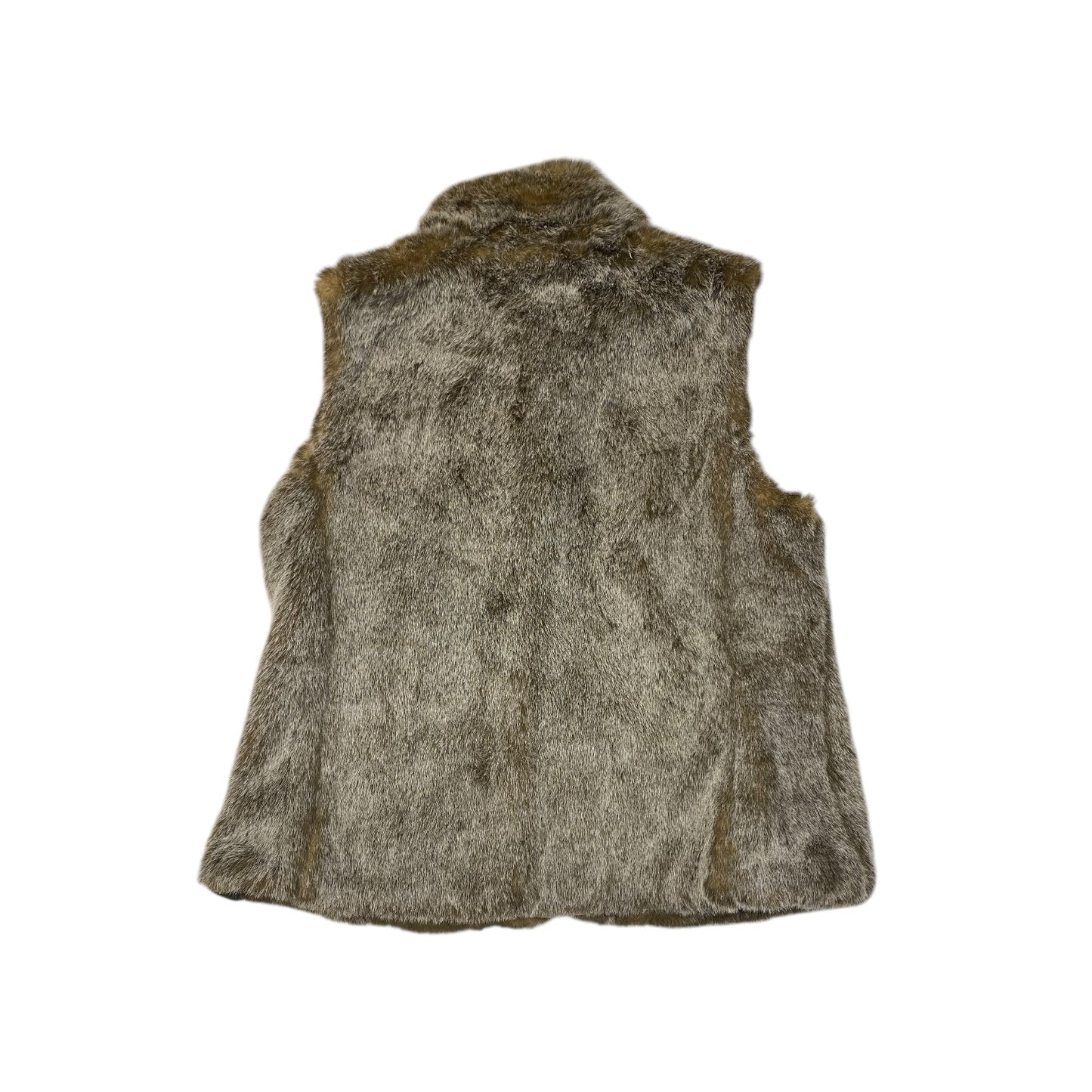 Vest Faux Fur & Sherpa By J. Jill In Brown, Size: M