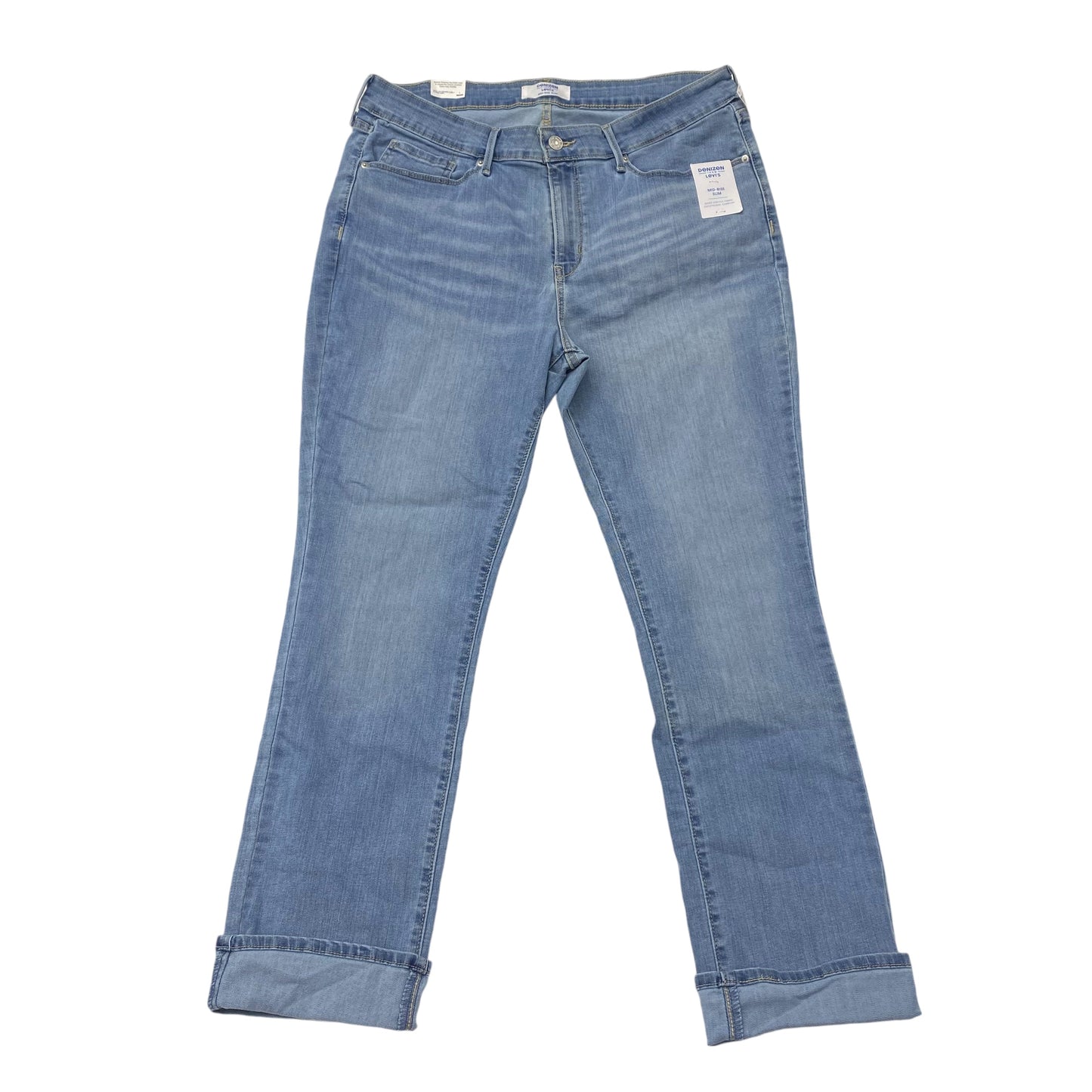 Jeans Straight By Levis In Blue, Size: 16