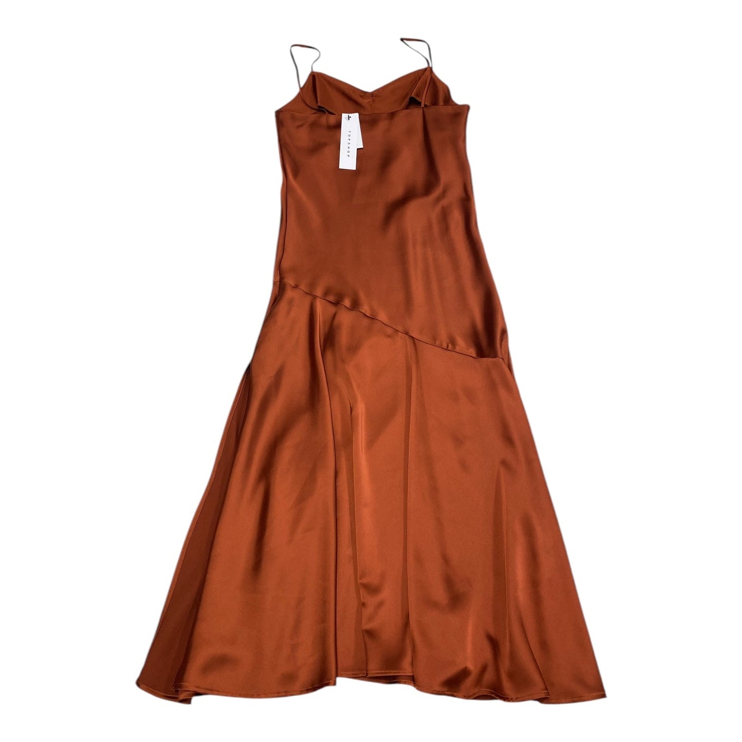 Dress Party Long By Top Shop In Bronze, Size: S