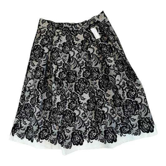 Skirt Maxi By White House Black Market In Black & White, Size: 8