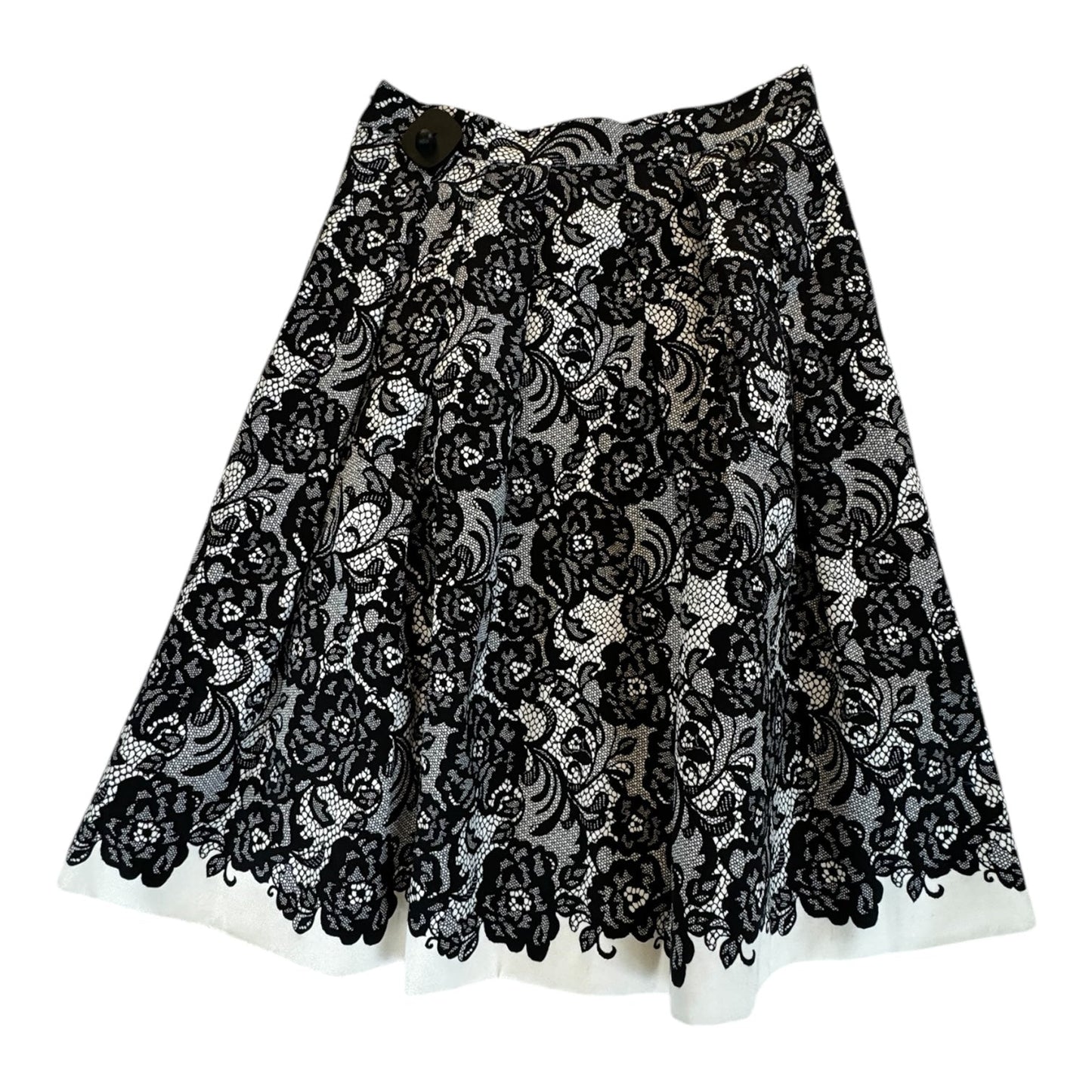 Skirt Maxi By White House Black Market In Black & White, Size: 8