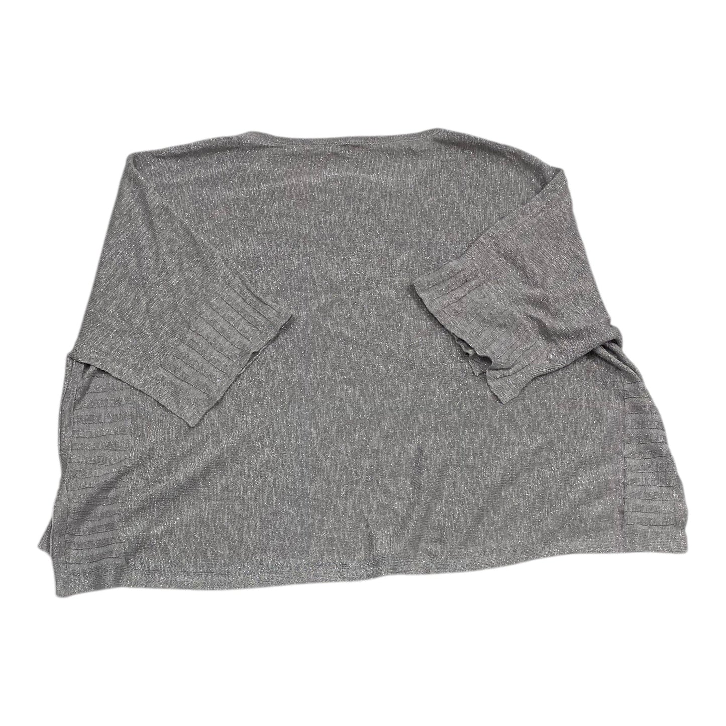 Sweater By Anthropologie In Grey & Silver, Size: S