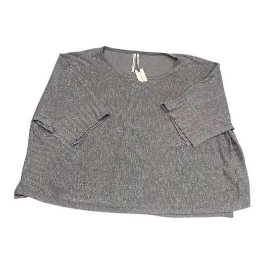 Sweater By Anthropologie In Grey & Silver, Size: S