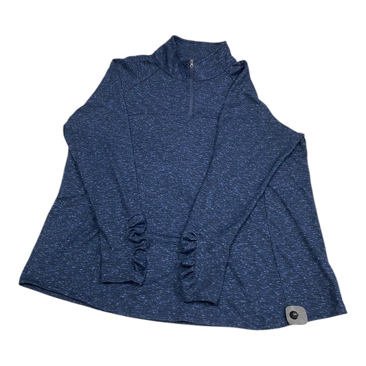 Sweatshirt Collar By Columbia In Blue, Size: 3x