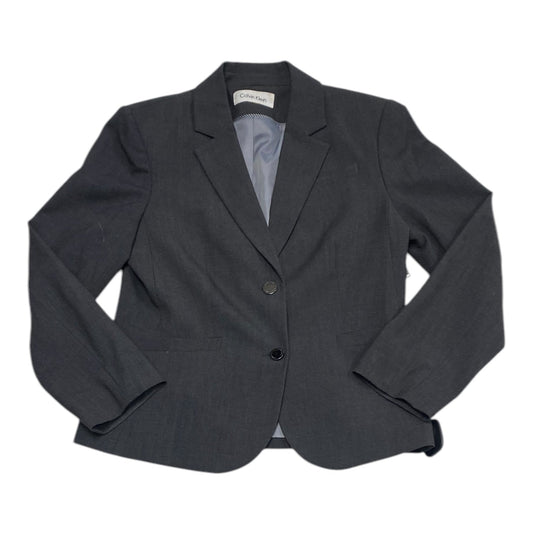 Blazer By Calvin Klein In Grey, Size: S