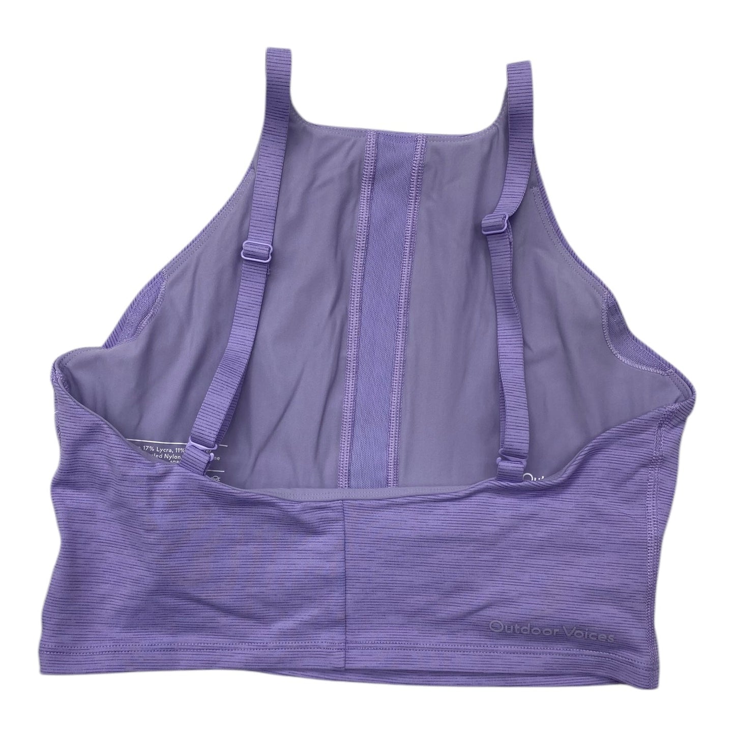 Athletic Bra By Outdoor Voices In Purple, Size: Xs