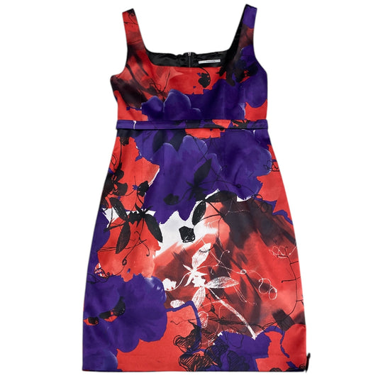 Dress Party Midi By T Tahari In Multi-colored, Size: M