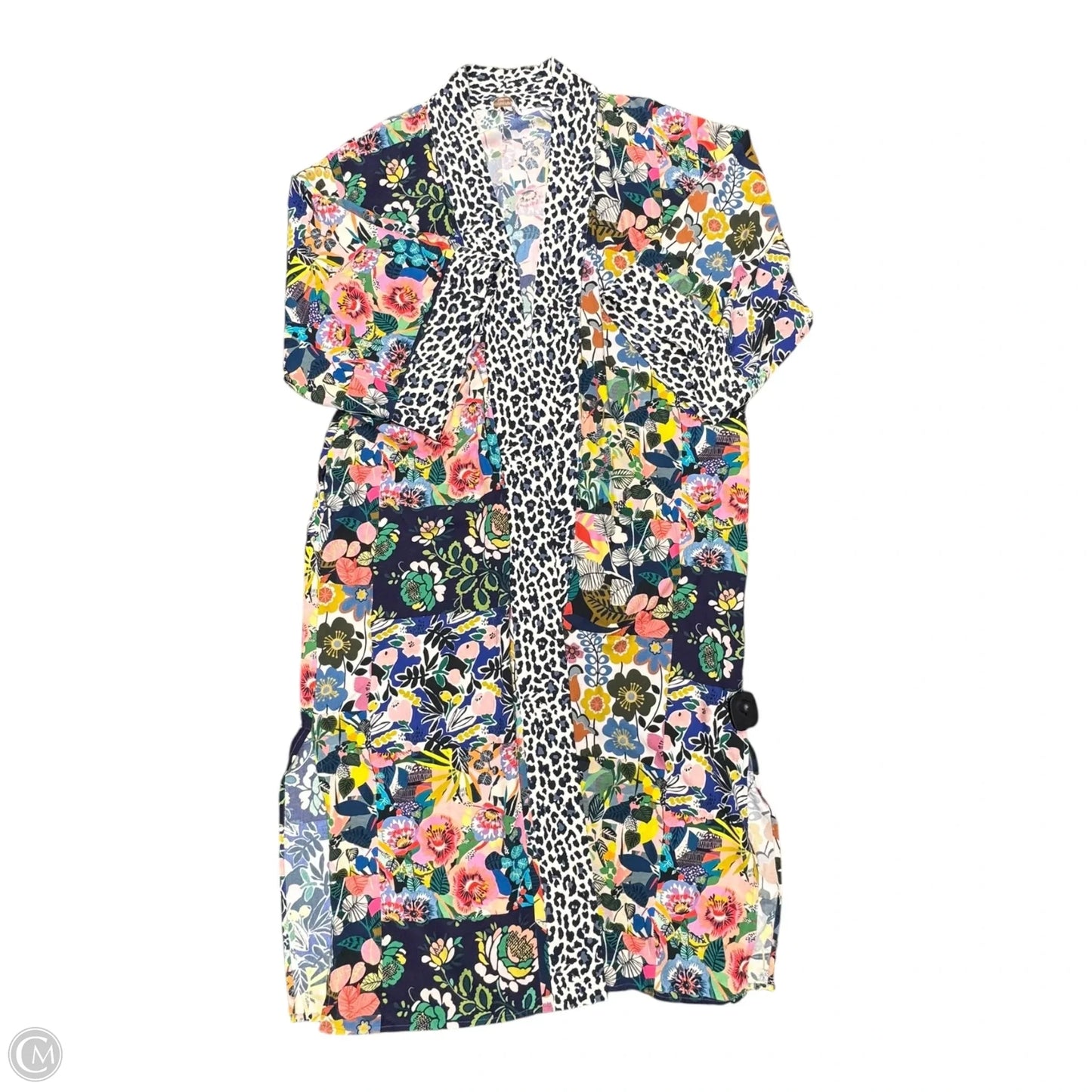 Kimono Designer By Johnny Was In Multi-colored, Size: L