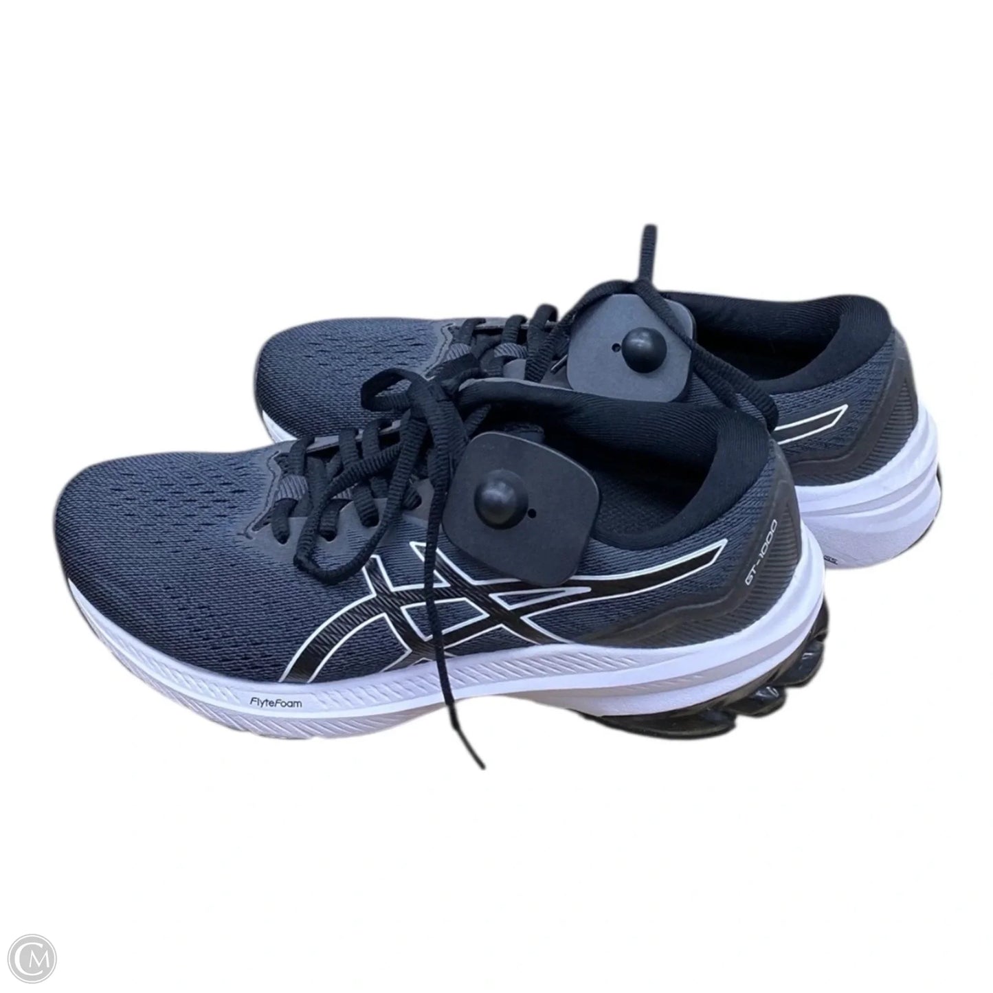 Shoes Athletic By Asics In Black & White, Size: 8