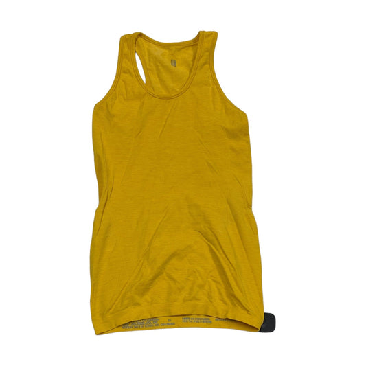 Yellow Athletic Tank Top Sweaty Betty, Size S