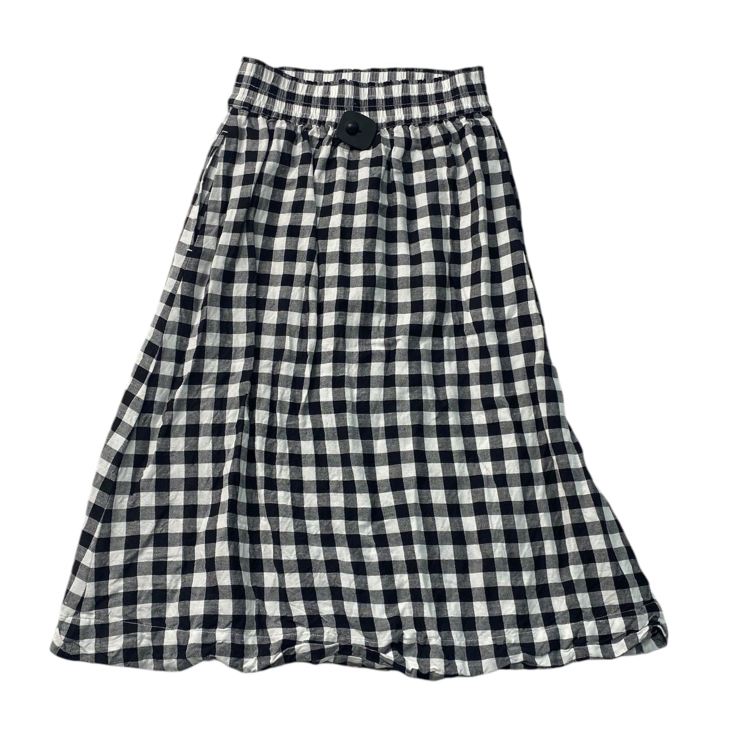 Skirt Midi By Madewell In Checkered Pattern, Size: Xs