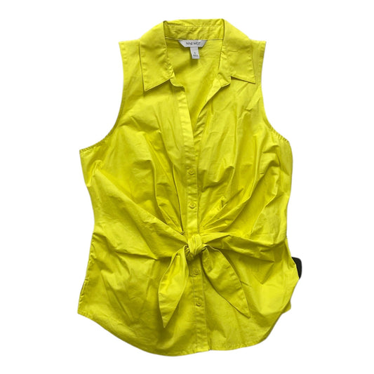 Yellow Top Sleeveless Nine West, Size S