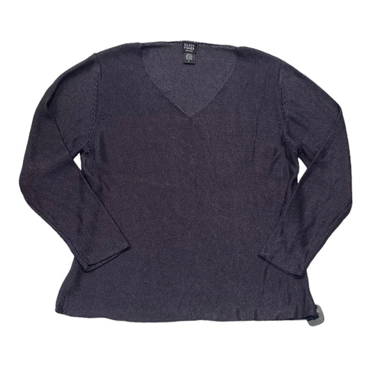 Purple Sweater Designer Eileen Fisher, Size L