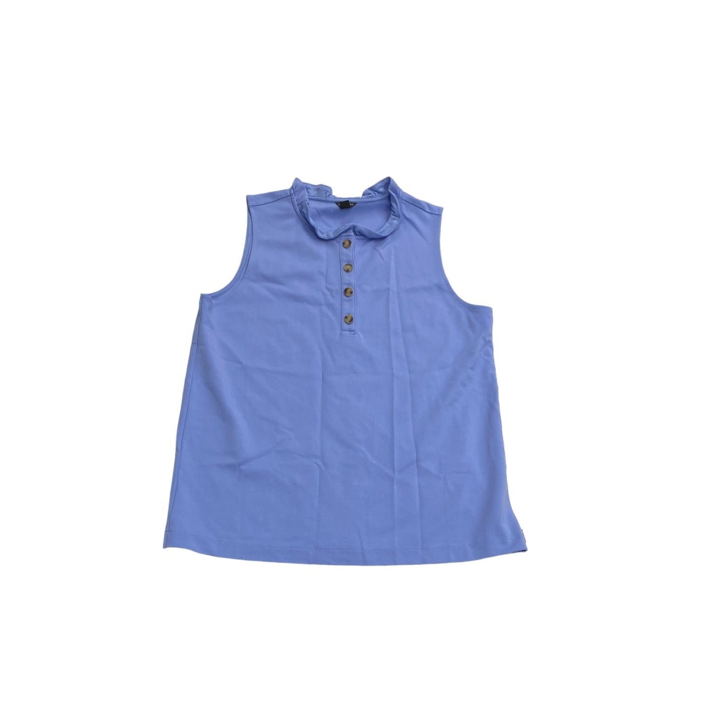 Top Sleeveless By Ann Taylor In Blue, Size: L