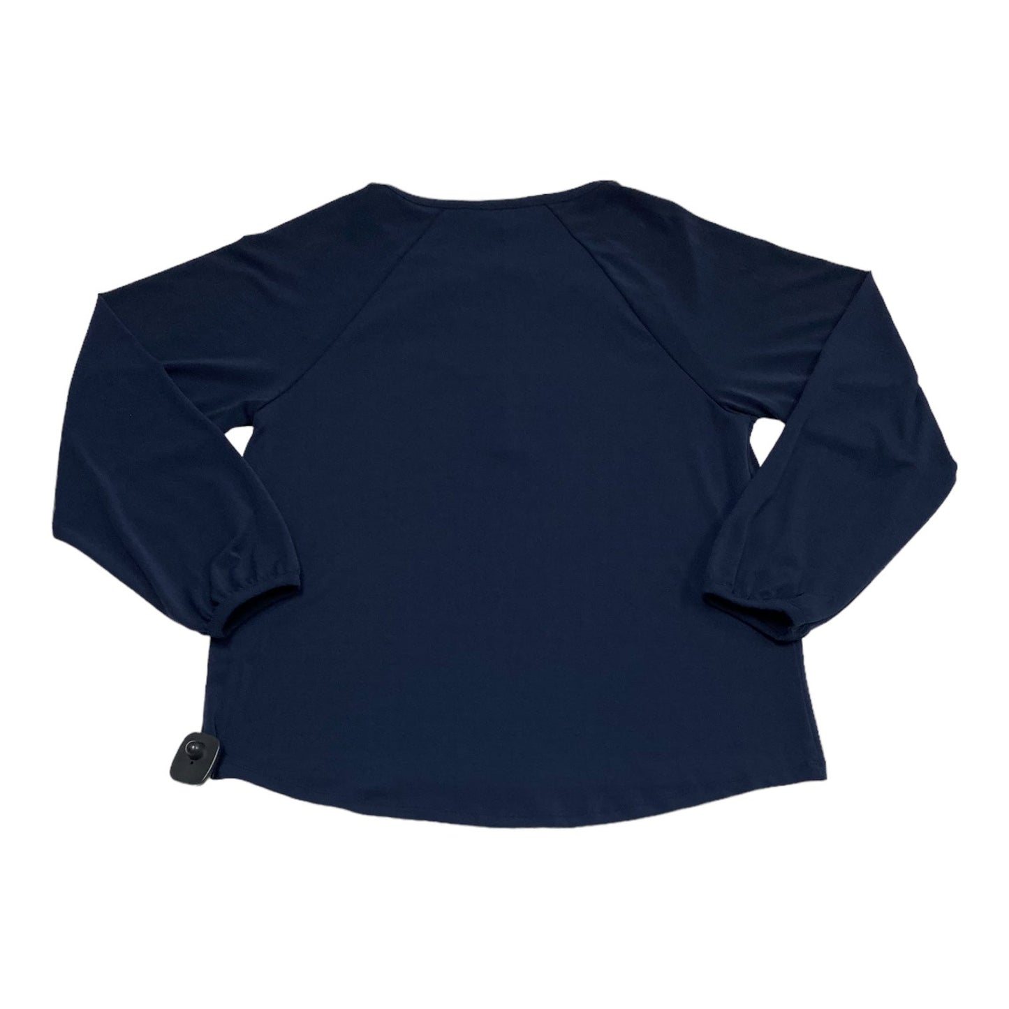 Top Long Sleeve By Banana Republic In Navy, Size: M