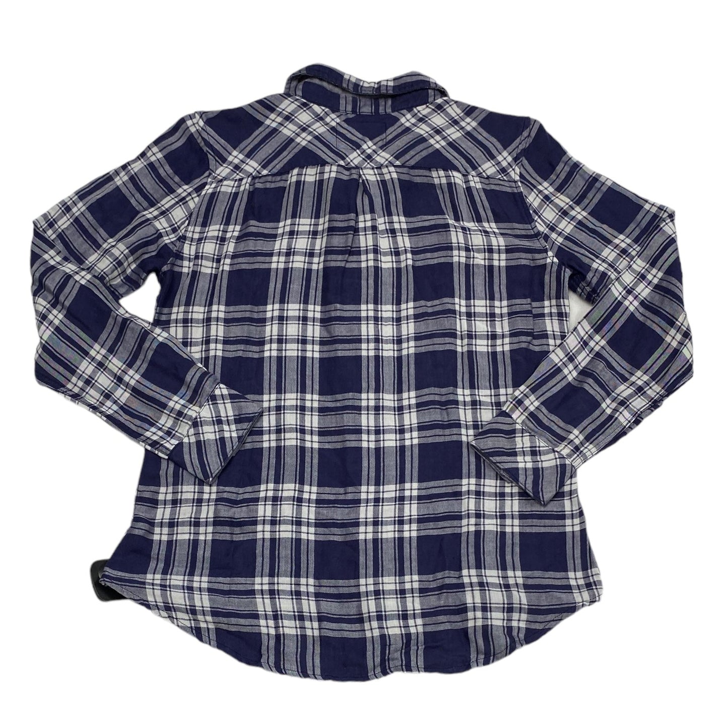 Top Long Sleeve By Rails In Plaid Pattern, Size: M