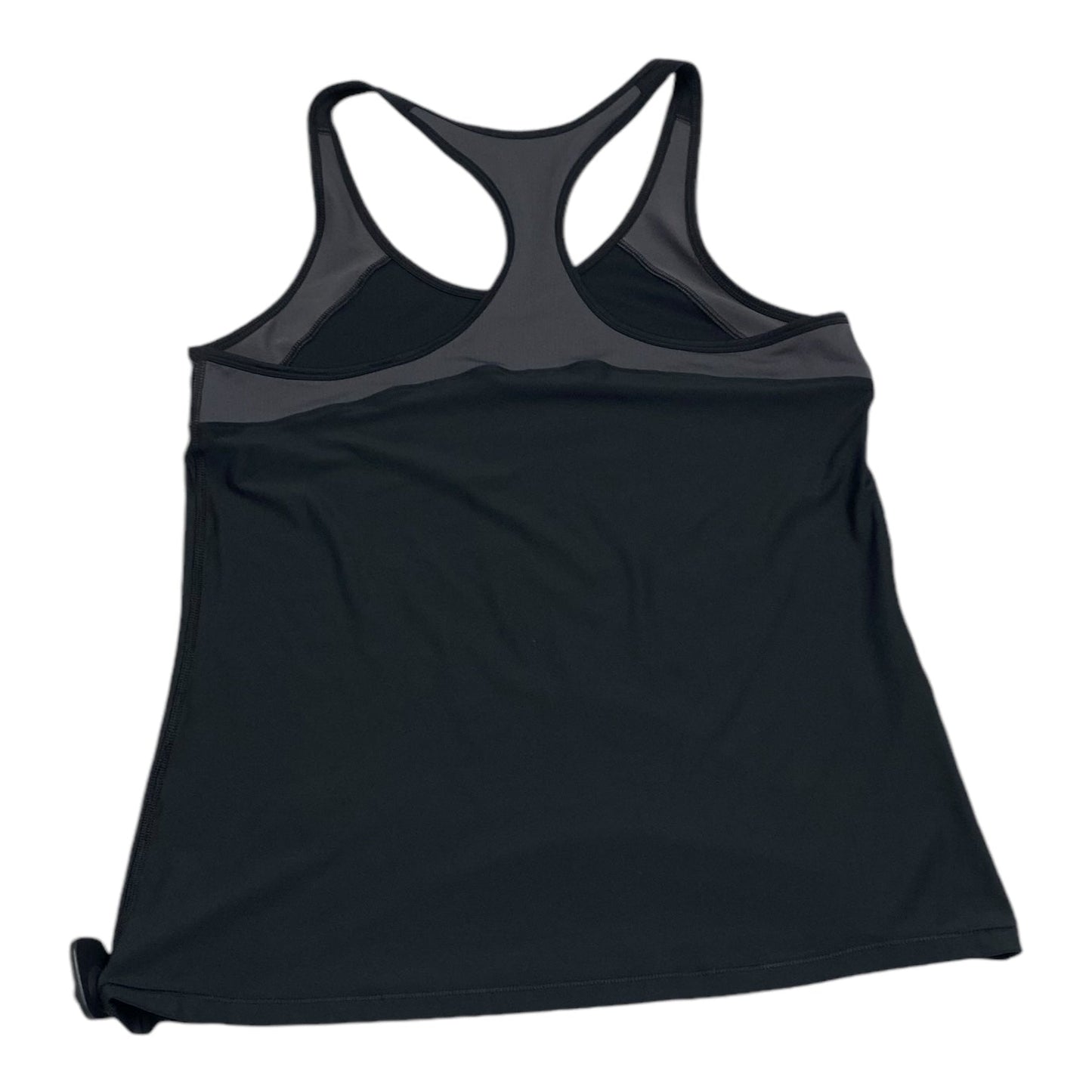 Athletic Tank Top By Under Armour In Black & Grey, Size: M