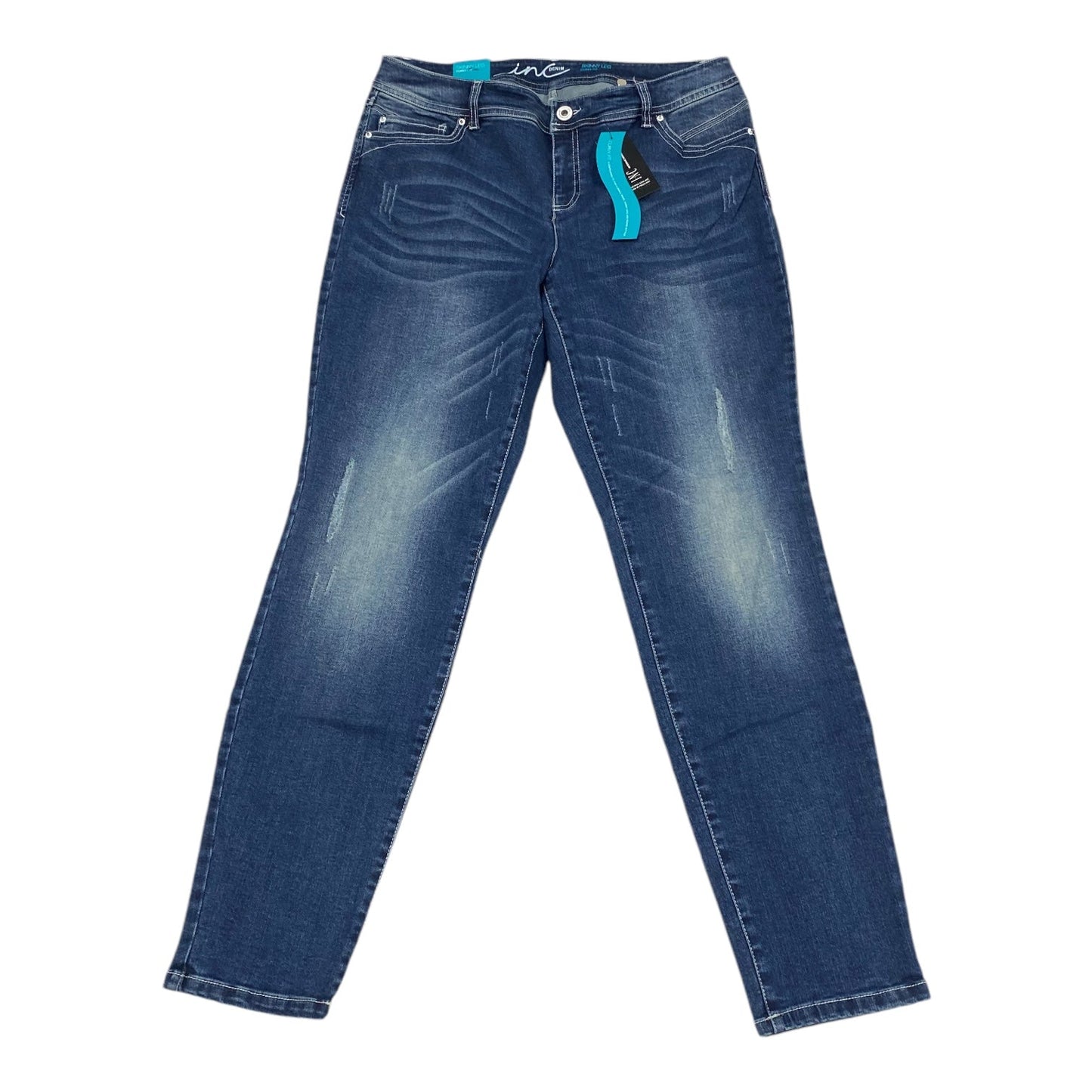 Jeans Skinny By Inc In Blue, Size: 12