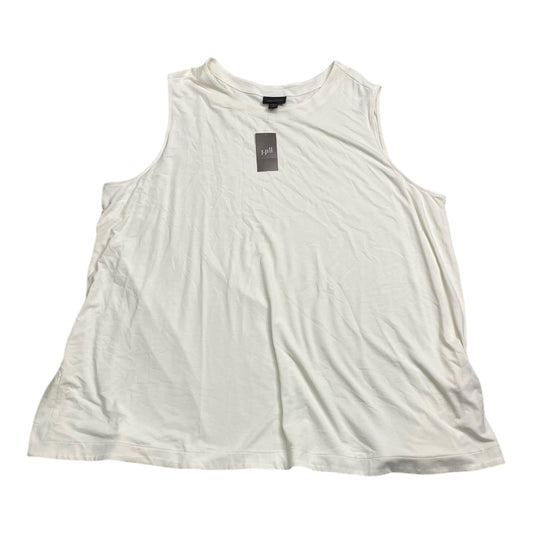 Top Sleeveless By J. Jill In Cream, Size: 3x