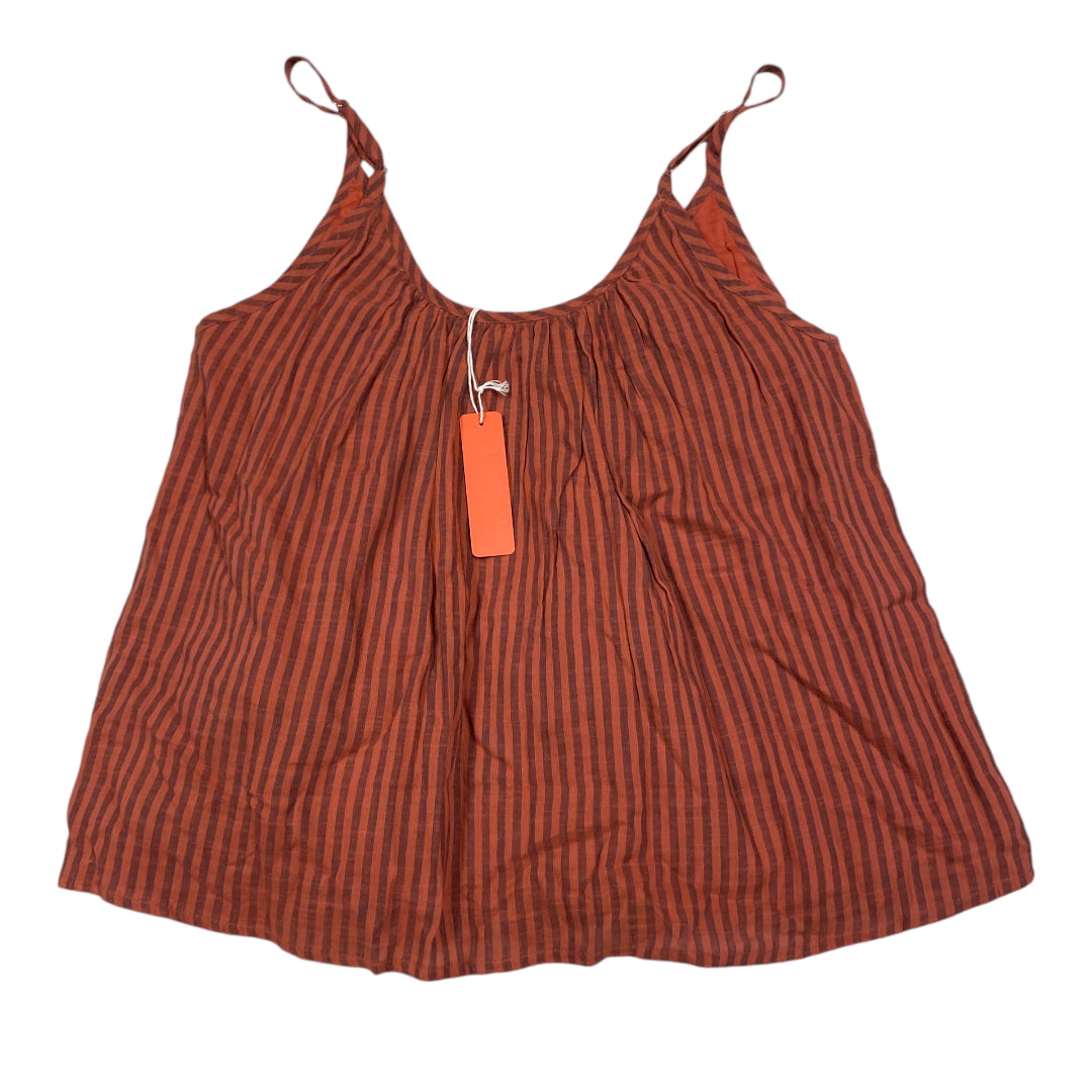 Top Sleeveless By Sundry In Striped Pattern, Size: S