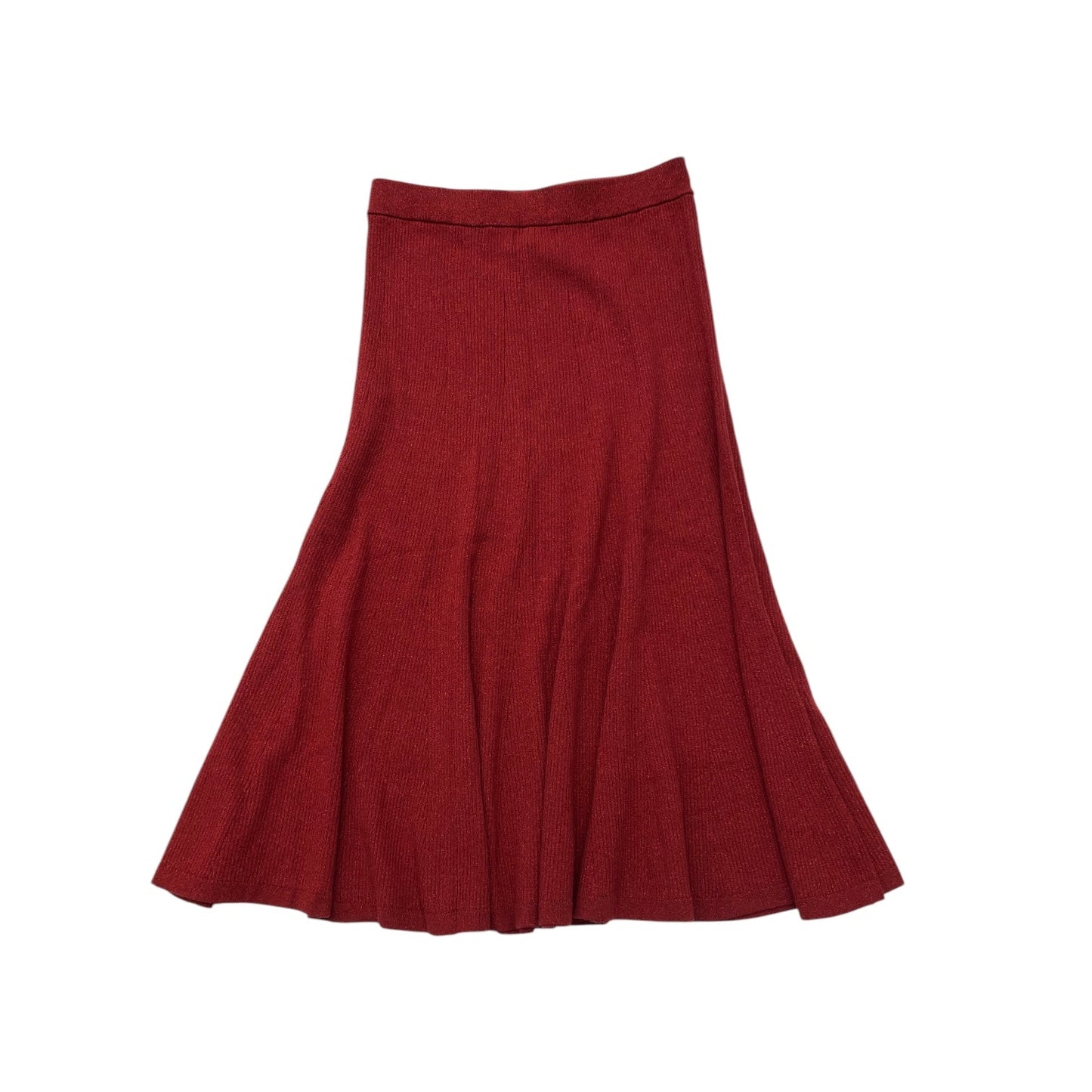 Skirt Maxi By Banana Republic In Red, Size: M