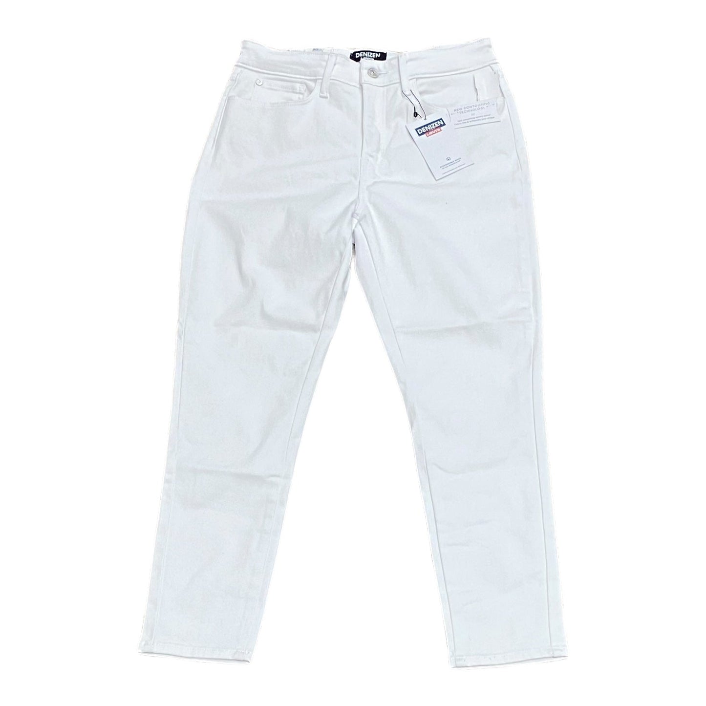 White Denim Jeans Skinny Denizen By Levis, Size 12