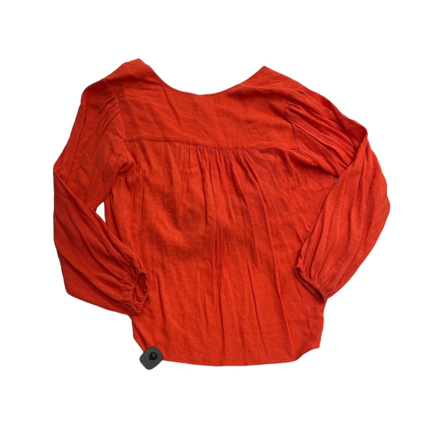 Top Long Sleeve By Free People In Orange, Size: L