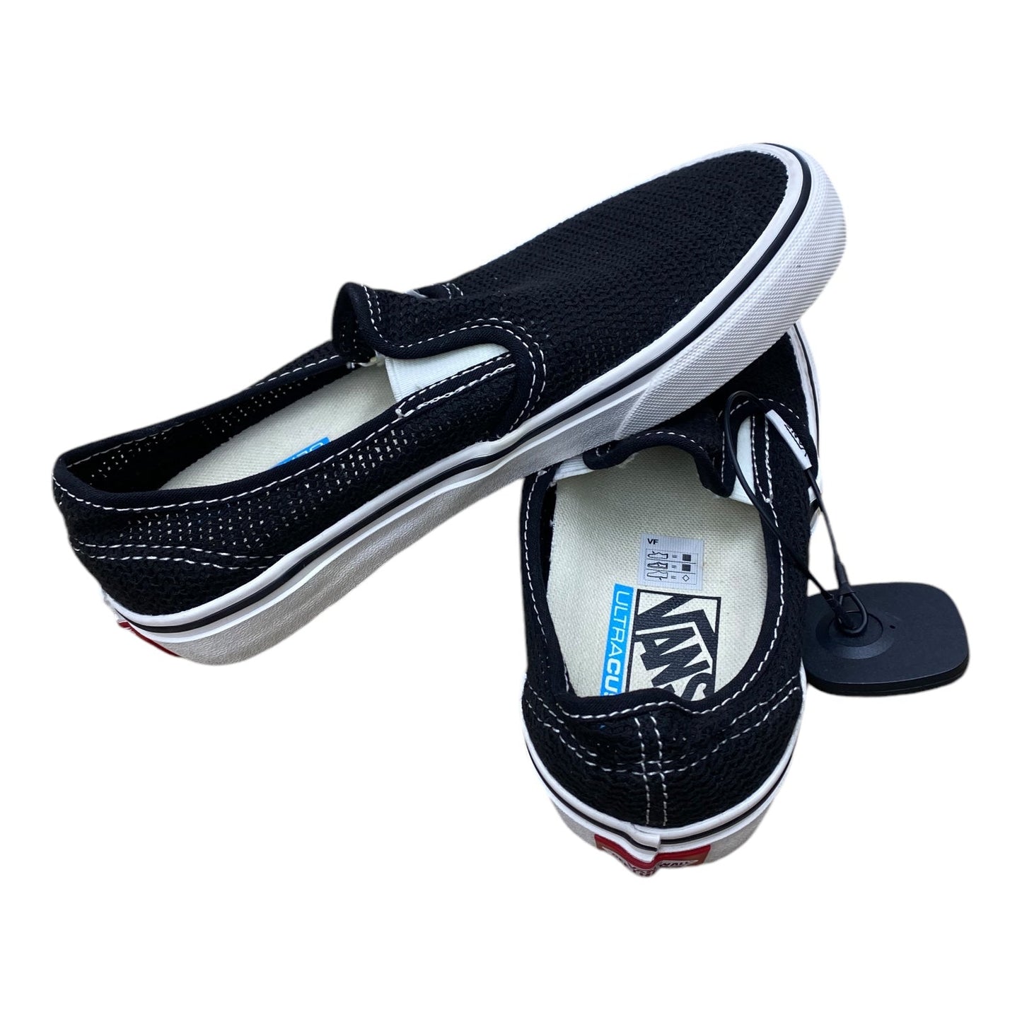 Shoes Sneakers By Vans In Black, Size: 6.5